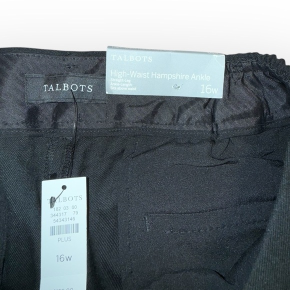 NWT TALBOTS Hampshire Ankle Pants - Heart Print Plus Size 16W - Picture 8 of 15